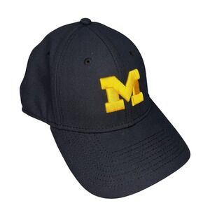 Michigan Wolverines Hat Cap Strap Back Mens Navy NCAA Football 9FORTY New Era